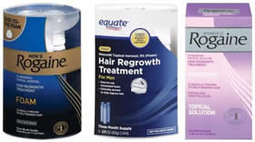 Rogaine hair growth treatment